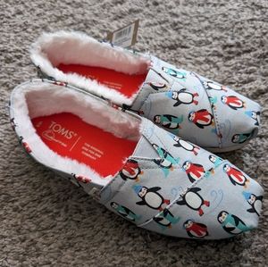 Penguin TOMS slip on shoes